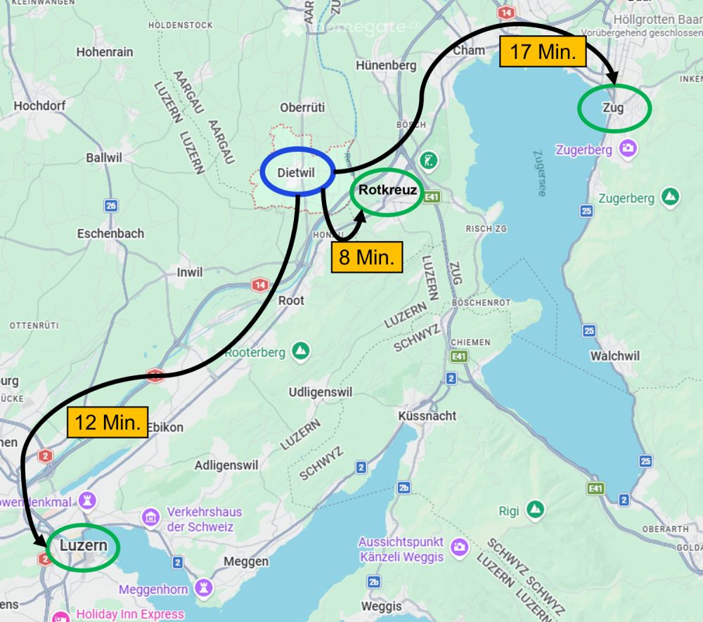 Stilvolle Neubau Wohnung in Dietwil / Stylish new apartment in Dietwil near Zug and Lucerne - Bild 7