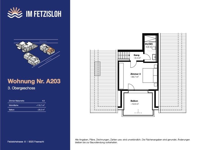 Charmante 4.5 Zimmer-Neubauwohnung - Bild 7
