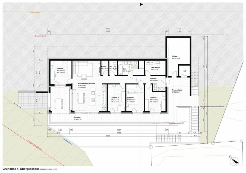 5.5-Zimmer-Neubauwohnung mit grosszügiger Sonnenterrasse - Bild 4
