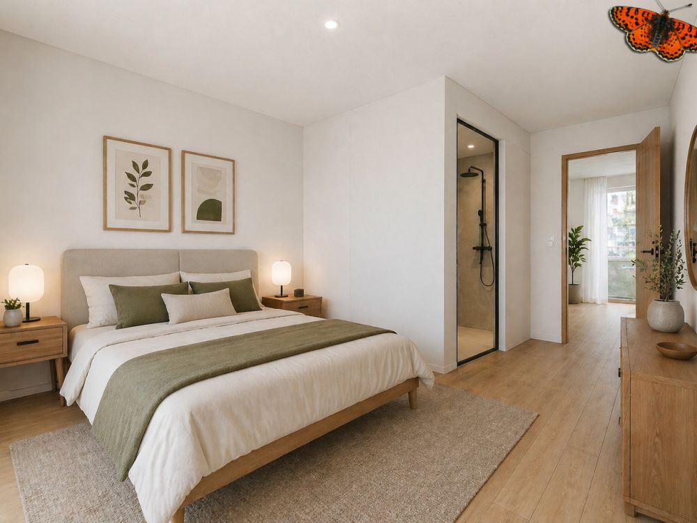 4 ½ PIÈCES - Neuf de standing - Chambre parentale (image de synthèse)