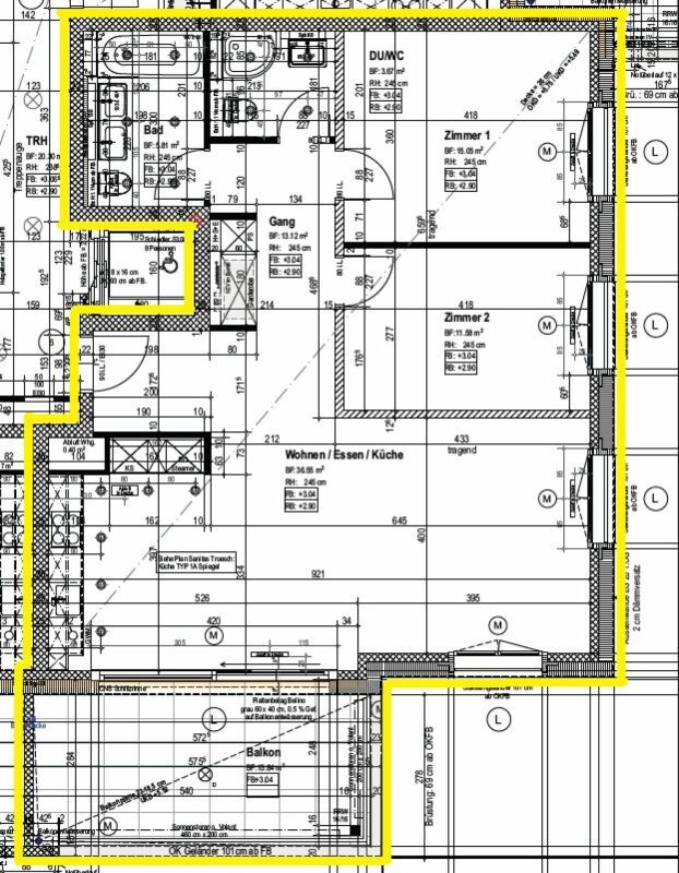 Neubauwohnung in Reinach - Wohnkomfort auf höchstem Niveau - Grundrissplan