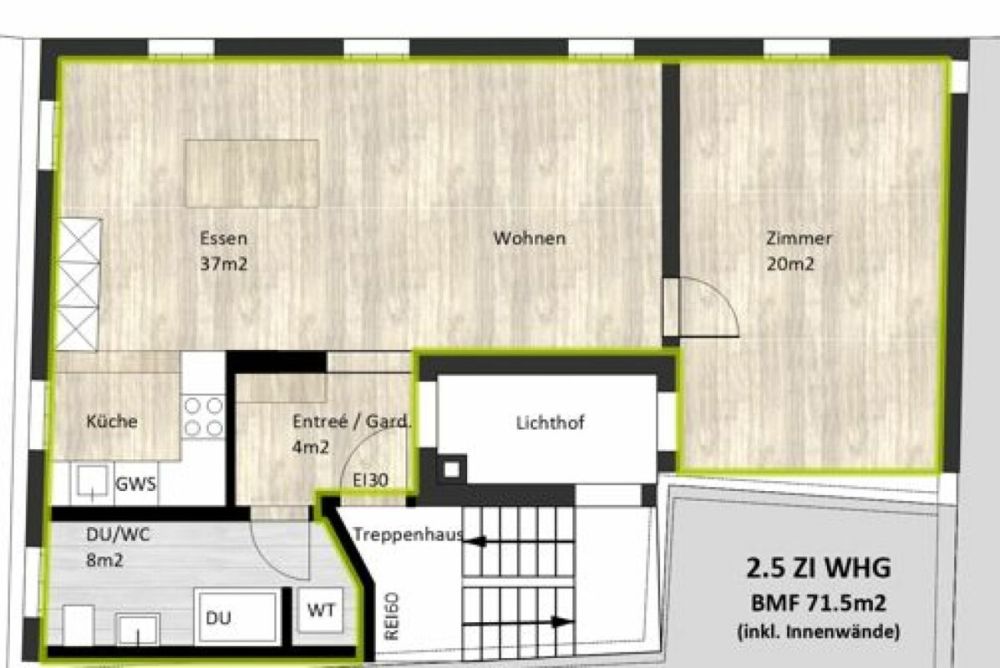 Erstbezug nach Kernsanierung: ruhige 2.5 Zimmerwohnung in Neunkirch - Bild 11