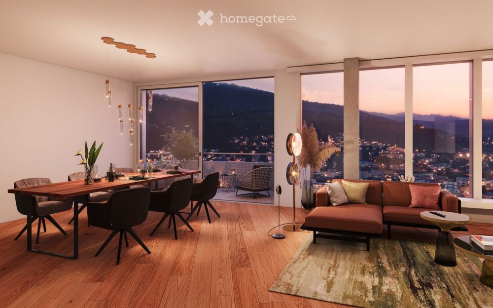 Traumhafte 3.5-Zimmer-Wohnung (mit Option auf 4.5) im Skylevel Pilatustower - Bild 4
