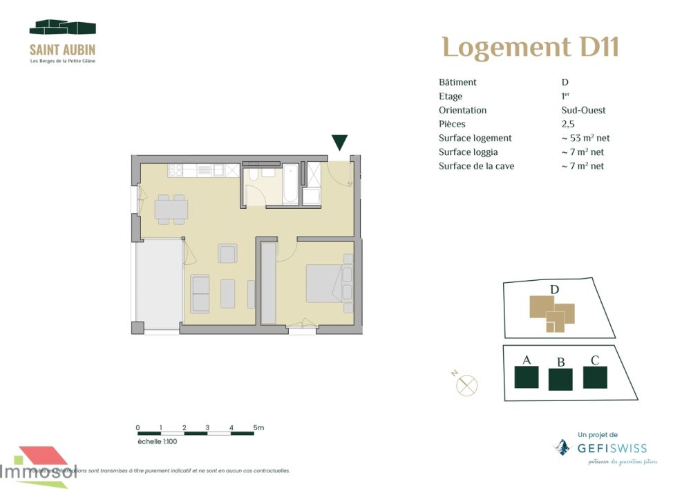 Appartement 2,5 pièces avec loggia - Neuf ! - Bild 2