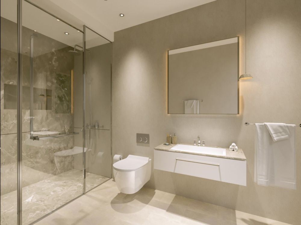 Mit Concierge und eigenem Fitness - Neubau in bester Lage - Top Nasszelle mit Stil