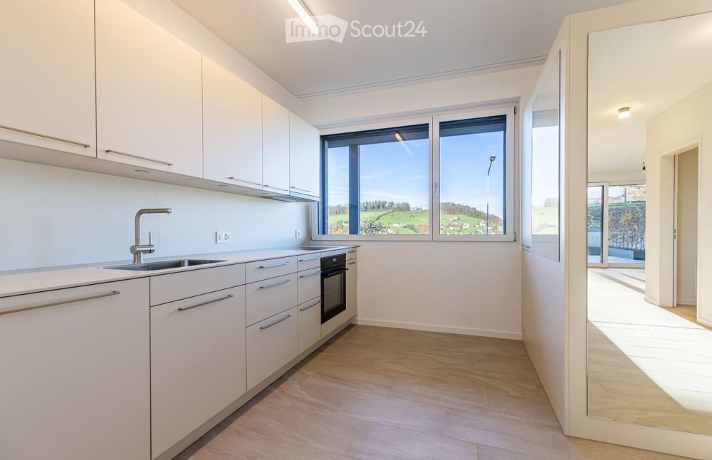 Luxuriöse 3.5-Zimmer Neubauwohnung mit grosser Terrasse + Aussicht in Herisau - Bild 6