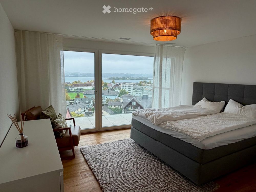 Hochwertig möblierte 3.5-Zimmer-Wohnung mit See- und Bergsicht - Bild 5