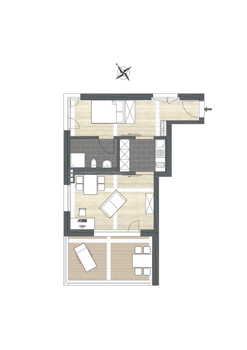 Neubau: 2-Zimmer-Attika-Wohnung / Atelier an sonniger, zentraler Lage in Uster - Bild 6