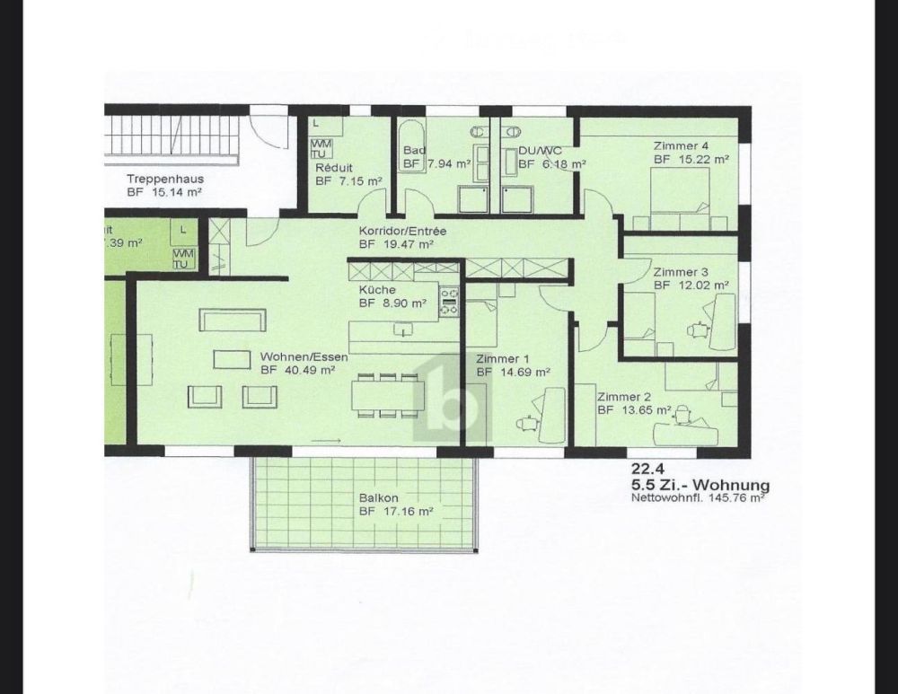 Grosszügige 5.5-Zimmer-Wohnung mit Bergsicht in Schattdorf - Bild 5