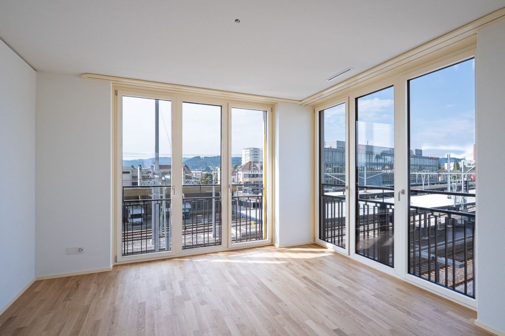 2.5-Zi. Wohnungen im Neubau "Perronimo" in Wil - Schlafzimmer