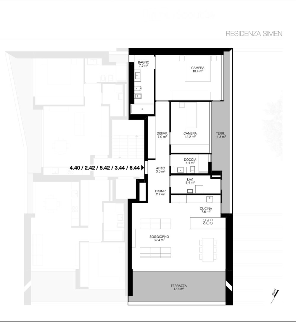 Affittasi appartamento 3.5 locali a Minusio, Residenza Simen - Bild 1