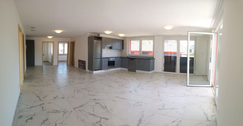 Appartement neuf au 1er étage avec terrasse couverte, avec vue. - Bild 3