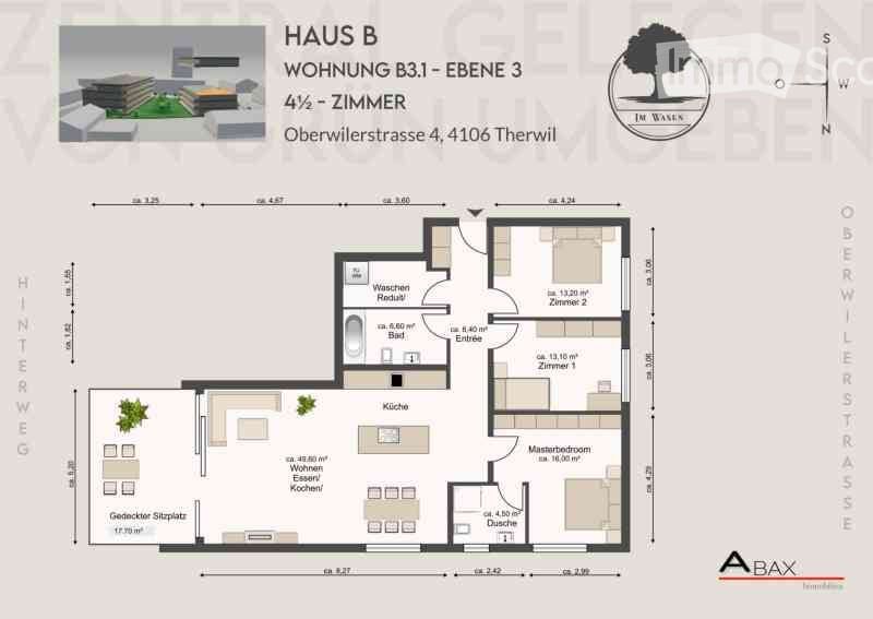 Moderne 4.5-Zimmer-Wohnung in Neubau 4106 Therwil - Bild 2