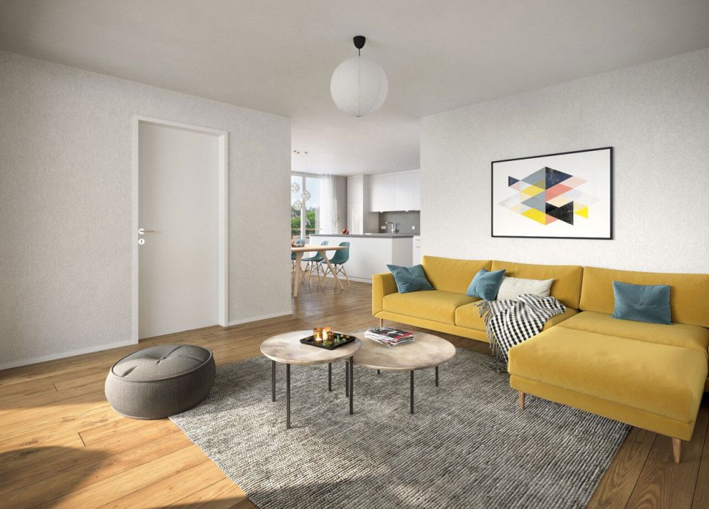 Moderne 4.5-Zimmer-Wohnung mit Balkon und Blick ins Grüne - Bild 3