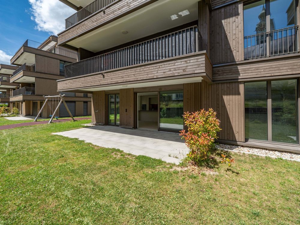 4.5-Zimmer-Gartenwohnung B1 - Modern wohnen an der Langete - Aussenansicht