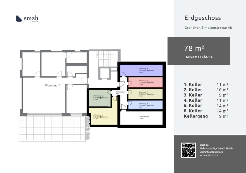 Moderne 4.5-Zi-Wohnung mit Terrasse in Grenchen - Bild 3