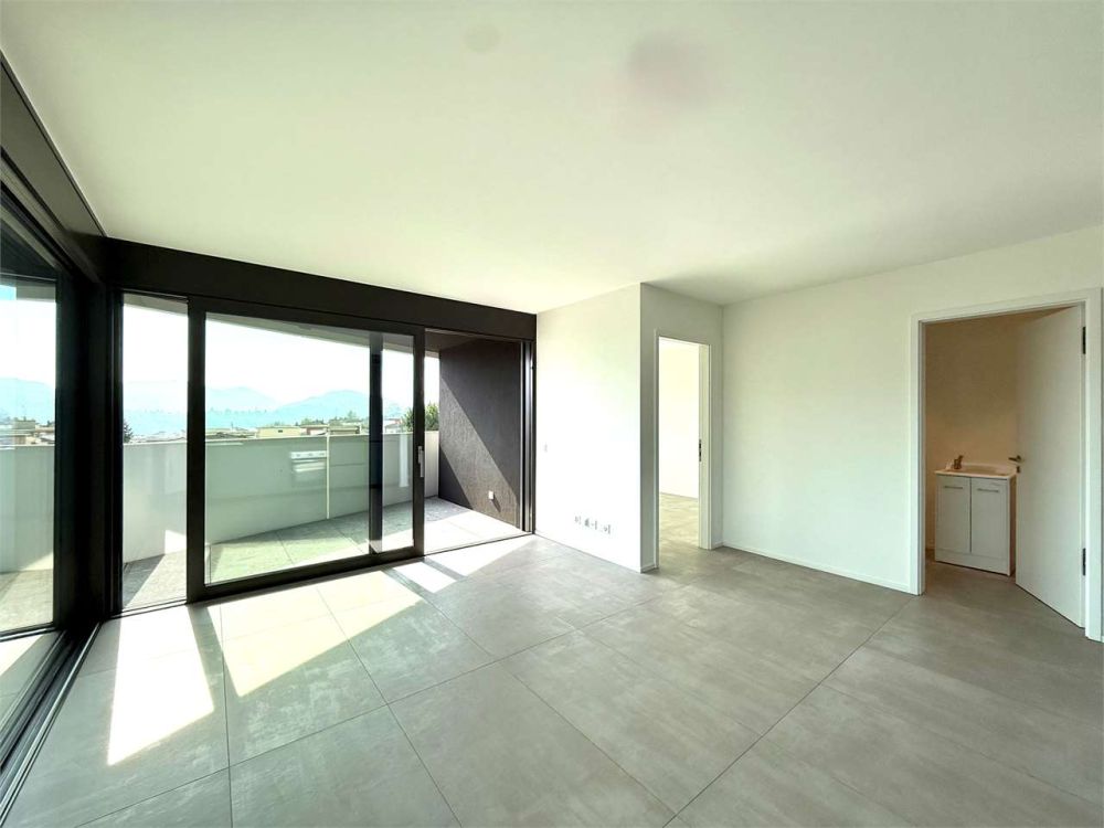 Breganzona in affitto 3,5 moderno con vista lago - Bild 1