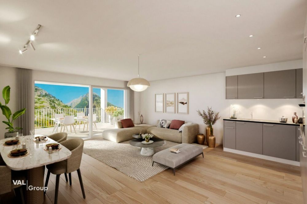 Moderne 3.5-Zimmer-Wohnung im Rhonetal - Erstvermietung ab November 2026 - Bild 2