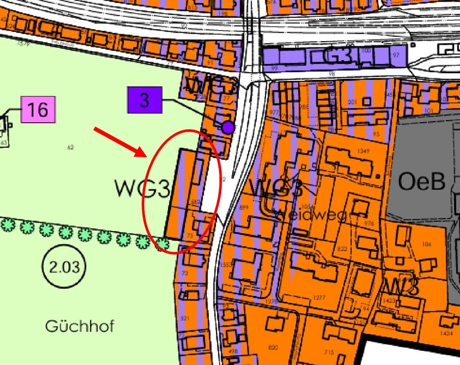 Bauland mit grossem Potential – Nähe Bahnhof, am Grünen mit Weitsicht - Bild 7