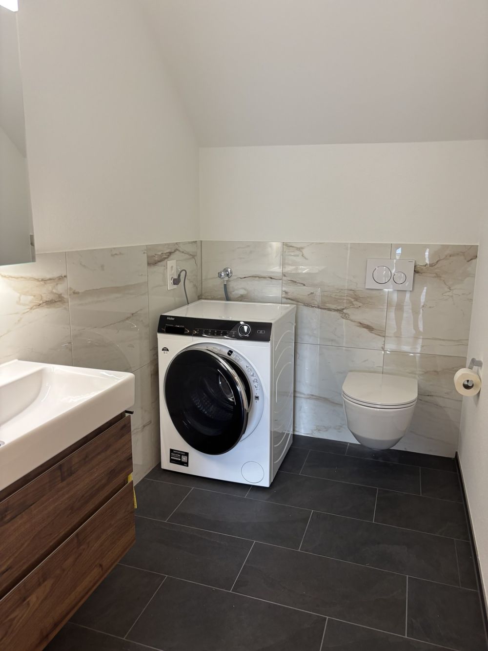 Large 4.5‑room attic apartment (180 m²) – ideal for expats or 2–3 person WG, 20 - 25 min to Basel - Separate Toilette / Lundray