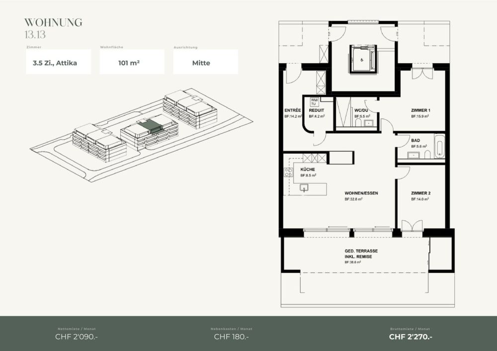 Ihr neues Zuhause in Niederuzwil - 3.5-Zimmer-Neubauwohnungen - Bild 5
