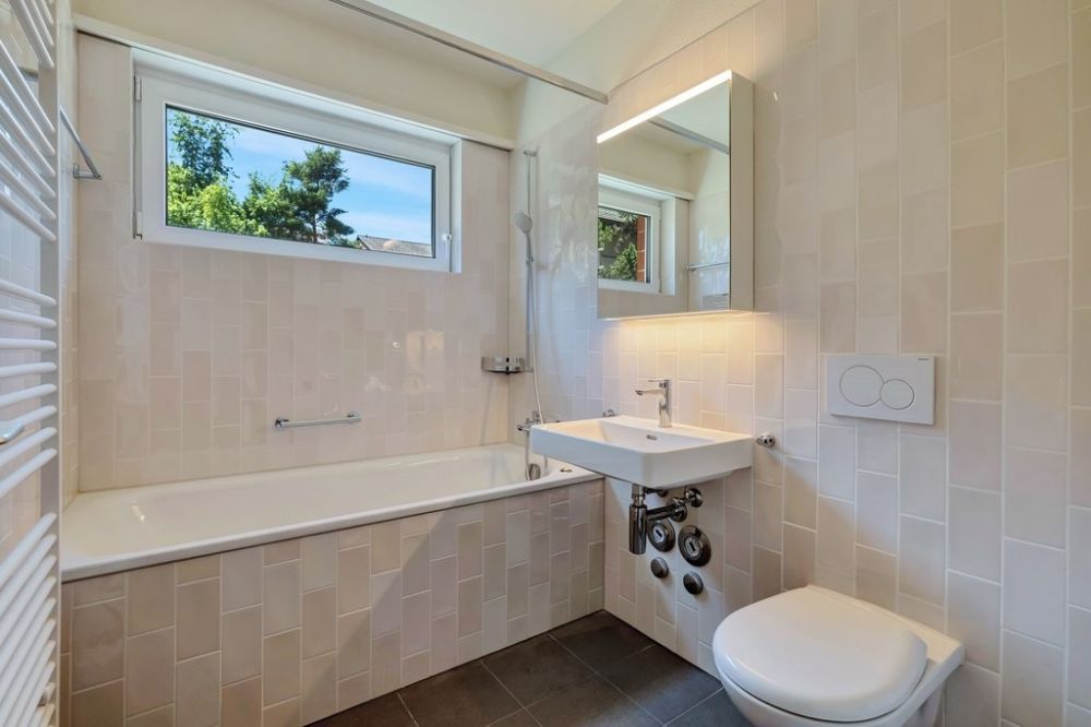 Erstbezug nach Sanierung: Ein gemütliches Zuhause für Familien - Beispiel Bad/WC