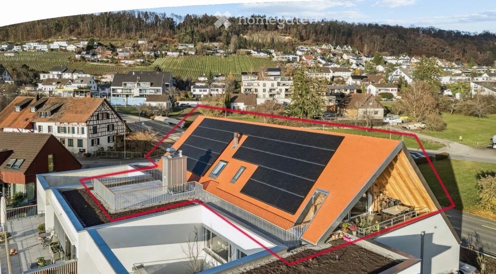 "Attika mit Hausgefühl – Neubau, 3 Terrassen & Alpen-/Rebblick - Befristet mit Option unbefristet" - Bild 3