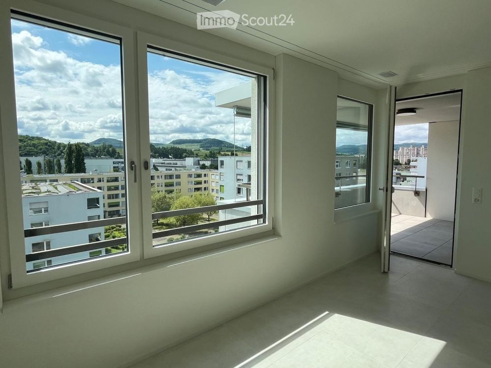 2.5-Zimmer-Neubauwohnung: Grosser Balkon, herrliche Aussicht, oberster Stock, inkl. Tiefgargenplatz - Bild 8
