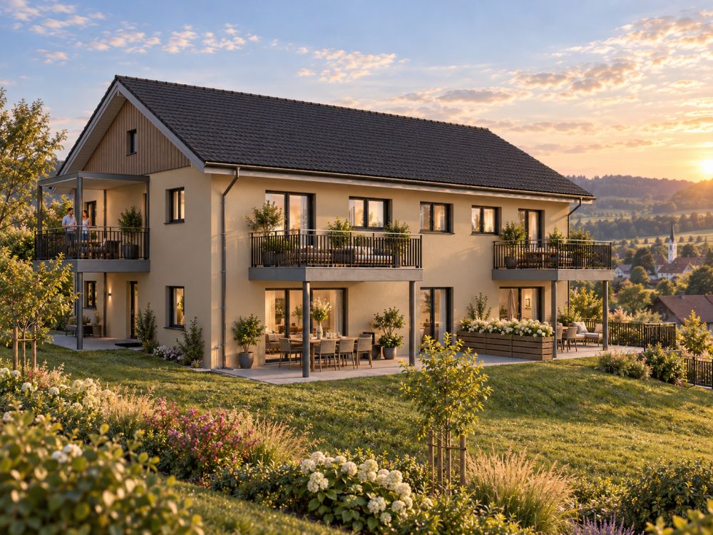 Neubau-Mietwohnung in Grasswil - Bild 1