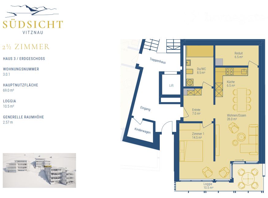 SÜDSICHT - Neubau-Erstbezug an unverbaubarer, sonniger Hanglage mit grandioser Seesicht - Bild 6