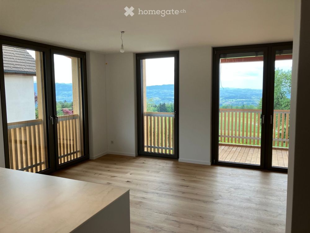 4.5-Zimmer-Wohnung mit Panorama & Eigentumsstandard – naturnah wohnen in Wernetshausen - Bild 1