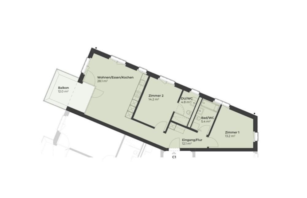 Neubau 3,5 Zimmerwohnung - Bild 13