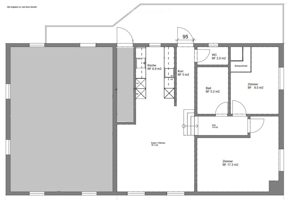 Renovierte 3.5-Zimmer-Wohnung zu vermieten per sofort - Bild 5