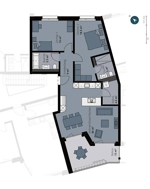 Neubau-Wohnung 3.5 Zimmer im Mattenpark Othmarsingen - Bild 5