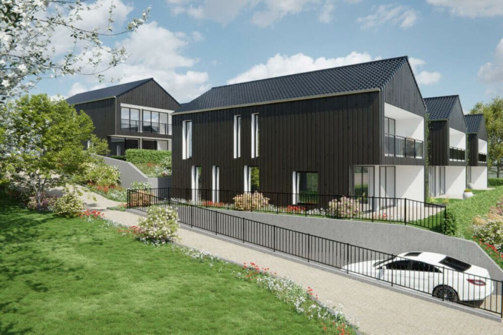 Einfamilienhaus mit Weitblick - Aussenansicht Visualisierung