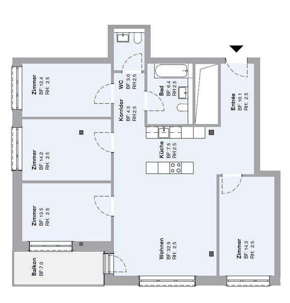 4½ ZI-WOHNUNG IN BERN - AUSSERHOLLIGEN, MÖBLIERT, TEMPORÄR - Bild 9