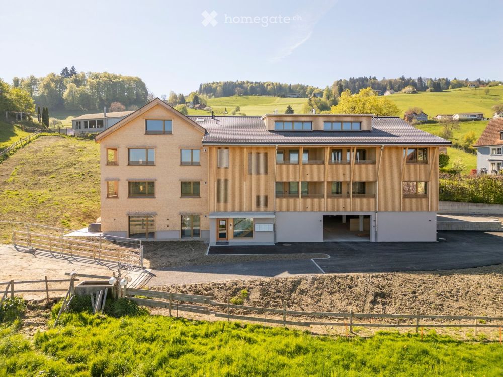 Vollholz 5.5 Zimmer Maisonettewohnung, Neubau in ruhiger Lage – Lutzenberg AR - Bild 1