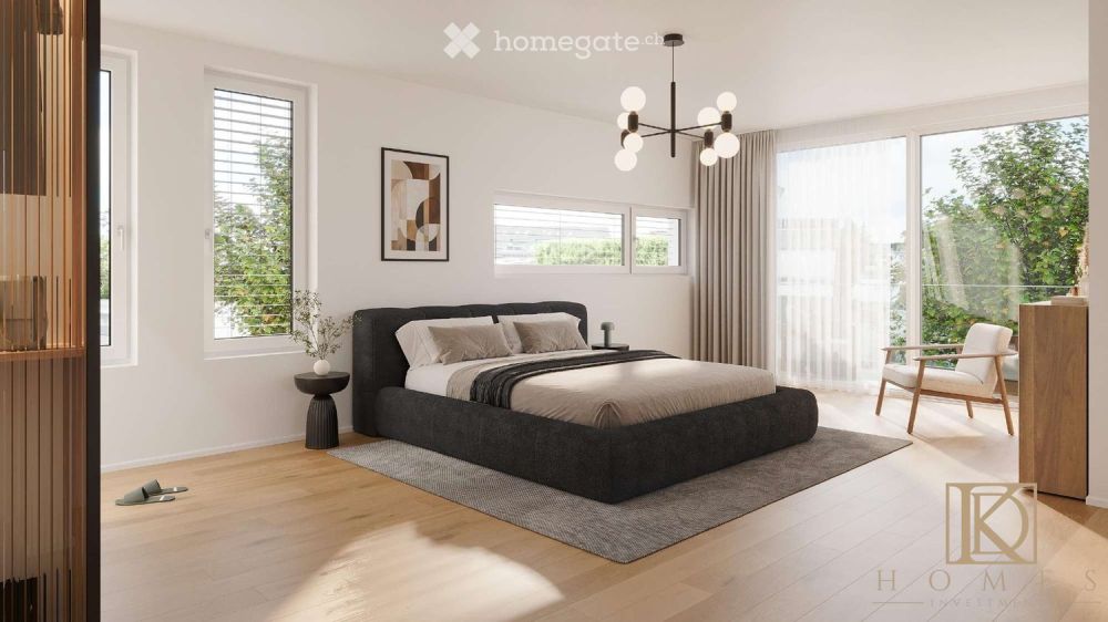Helle 4.5-Zimmer-Wohnung mit Balkon und Garage in Wohlen AG – sofort verfügbar! - Bild 3