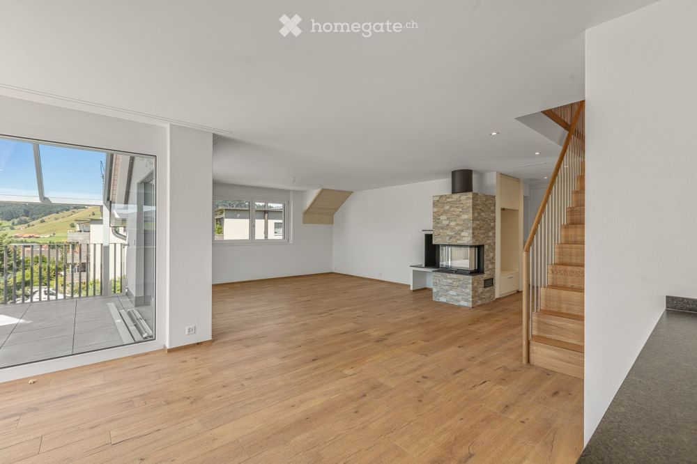 Topmoderne 5.5-Zimmer-Maisonette-Wohnung (Süd) auf 2 Etagen – Neubau mit traumhafter Aussicht - Bild 2