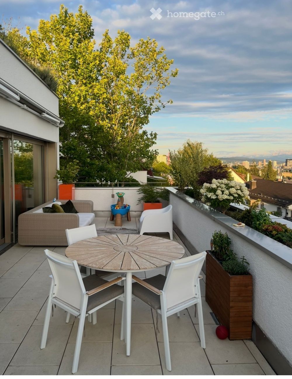 Terrassenwohnung  4,5 mit Ausblick neben Frankenthal Zuruch ! - Bild 1