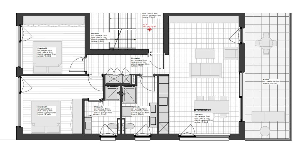 Appartement neuf de 3.5 pièces avec balcon à Chalais - Bild 3