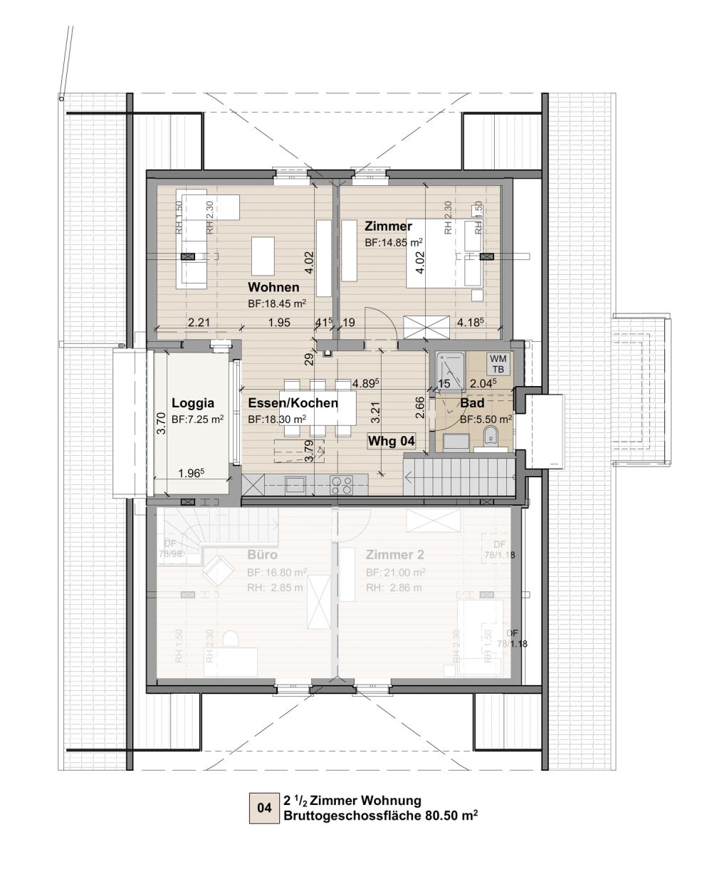 Erstbezug: 2.5-Zimmer-Dachwohnung in Langnau - Bild 4
