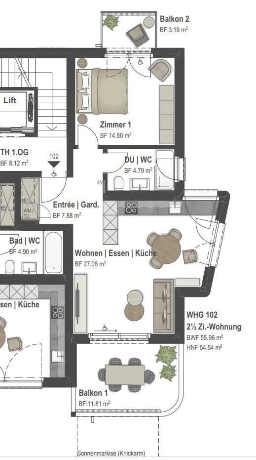 Erstvermietung 2.5 Zimmer Wohnung in Fehraltorf - Bild 9