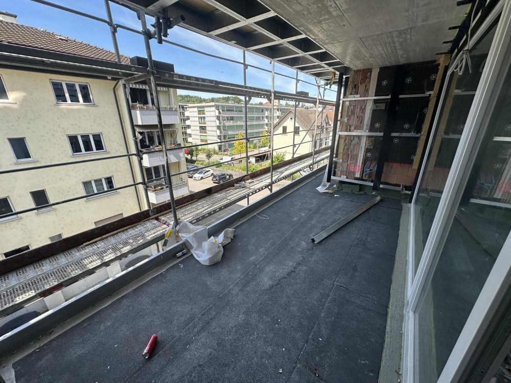 Wohnen mit Industrie-Chic in der ehemaligen Bschüssig - Balkon
