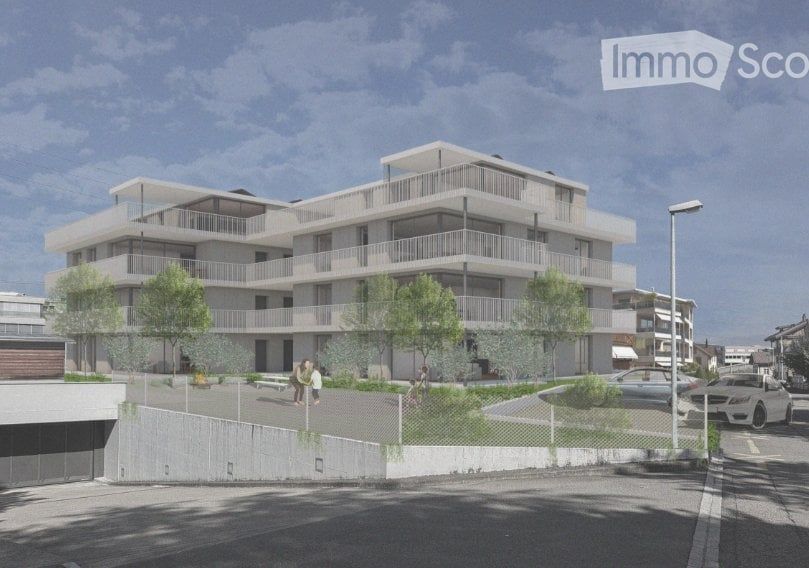 3.5 Zimmerwohnung im Ergeschoss, drei Seiten im Grünbereich - Bild 1