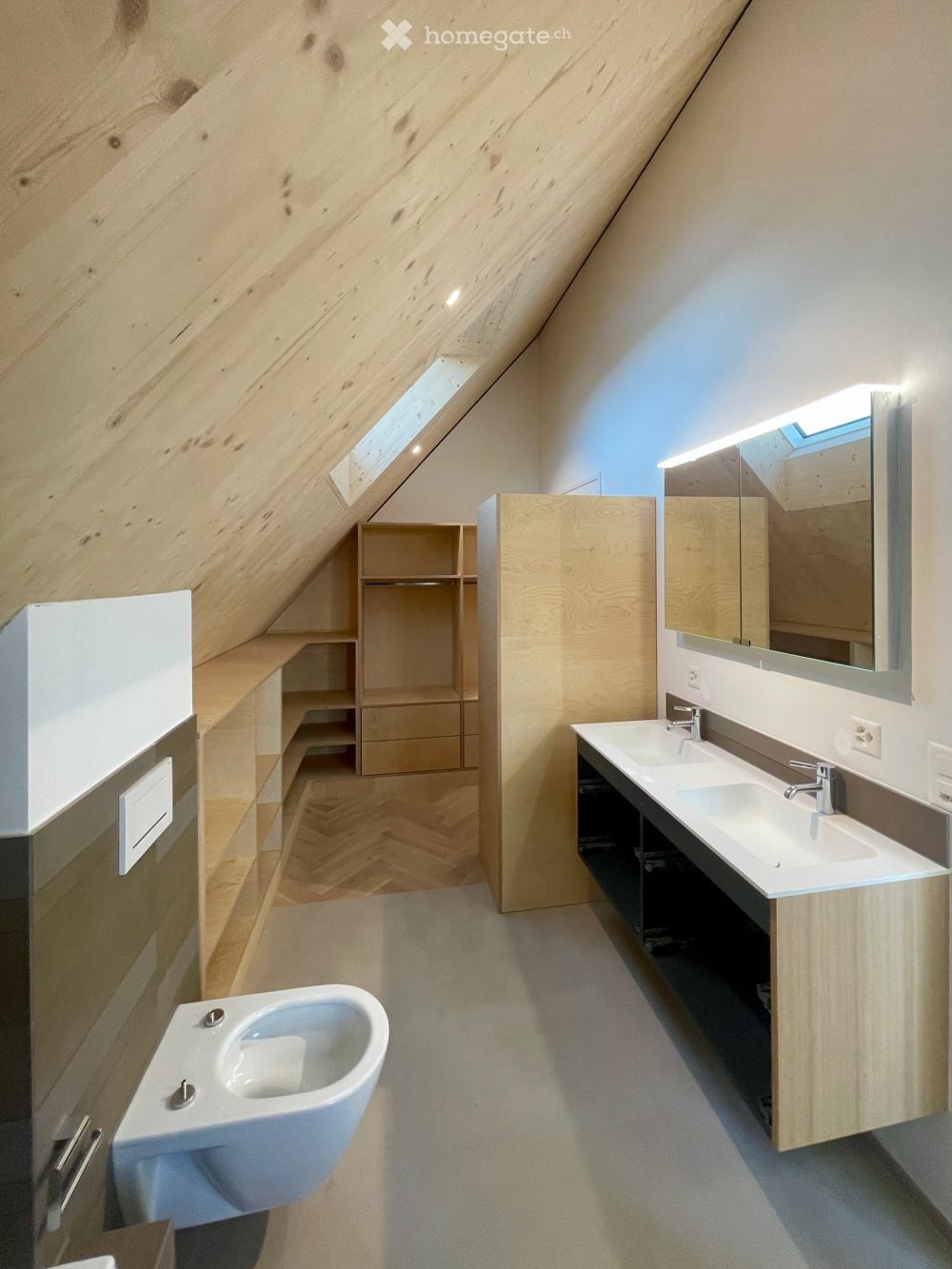 Moderne 4.5 (5.5) Zimmer-Neubau-Maisonettewohnung mit Balkon und Garage in Maschwanden - Bild 8