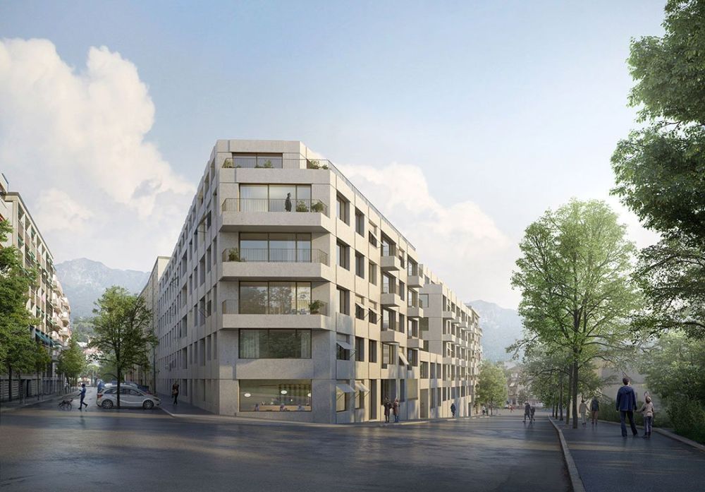 Habitat de 3.5 pièces au 5ème étage - Immeuble