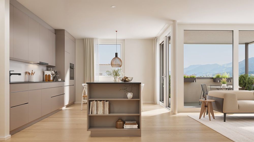 Zentral wohnen mit Bezug zu den Bergen - Bild 3