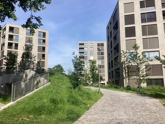 Top moderne Wohnung in hochwertigem Neubau "Allverte" in Allschwil - Aussenansicht