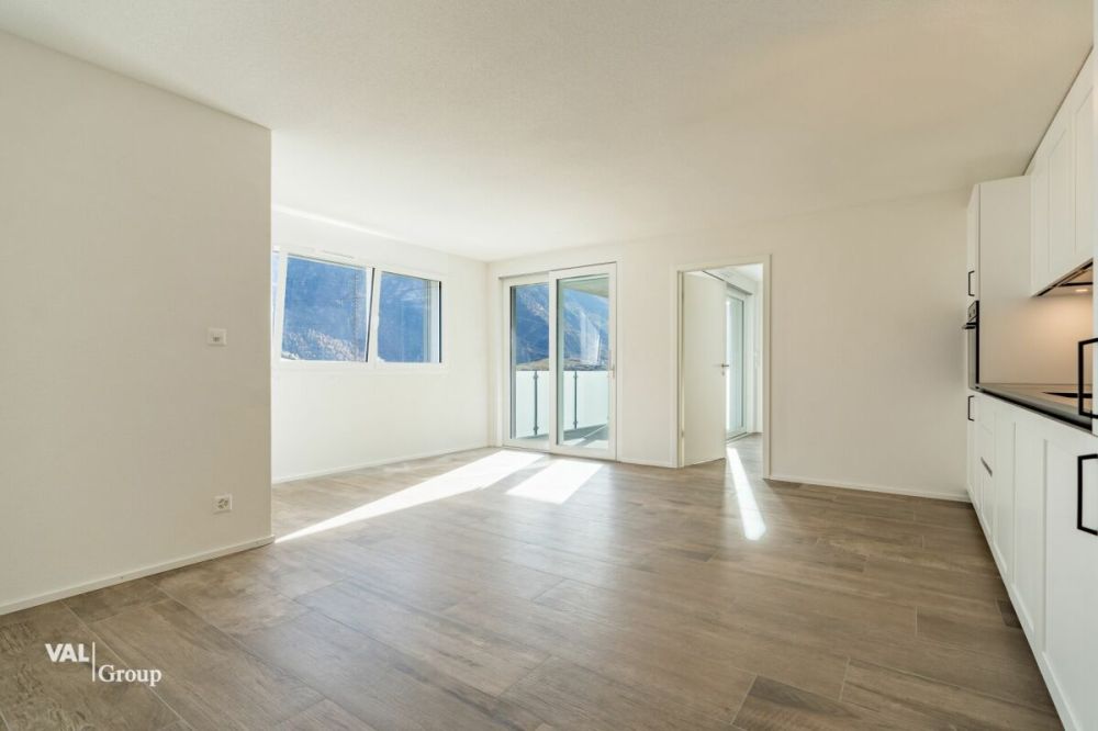 Superbe 4.5 pièces lumineux avec balcon et double parking couvert - Bild 1
